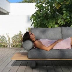 Zebra Park Ecklounge 5-tlg. Aluminium/Teak/Rope Graphit/Sutton Grey Graphit/Teak/Sutton Grey -Garten Leben 1321521 8