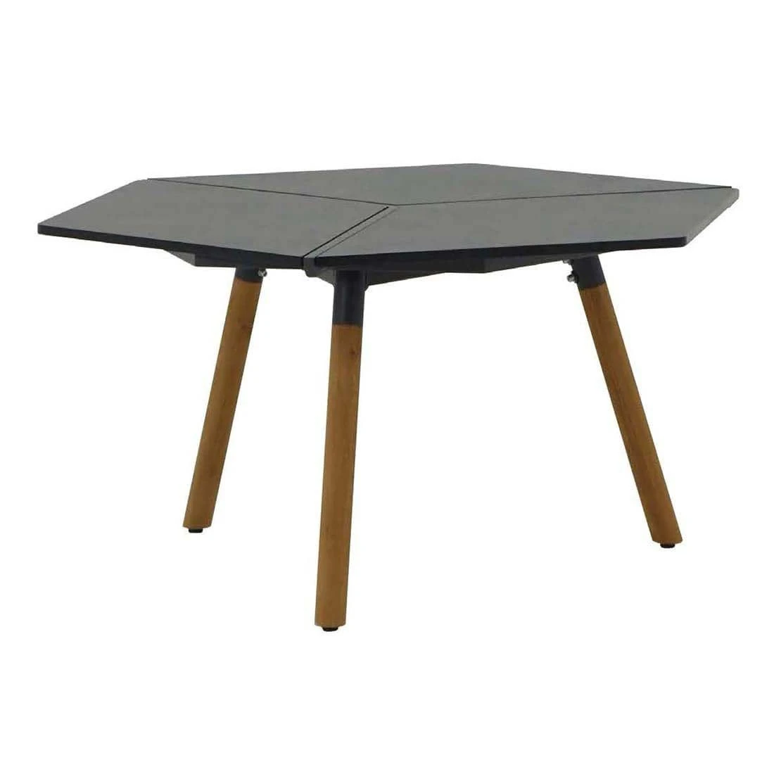 Zebra Pollux Loungetisch 2-tlg. Teak/HPL Teak/Volcanic Stone 4 Zebra Pollux Loungetisch 2-tlg. Teak/HPL Teak/Volcanic Stone – Bild 2