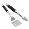 Weber Precision Grillbesteck-Set 2-tlg. Edelstahl/Kunststoff Silber/Schwarz -Garten Leben 1323358 1