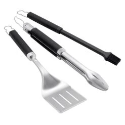 Weber Precision Grillbesteck-Set 3-tlg. Edelstahl/Kunststoff Silber/Schwarz