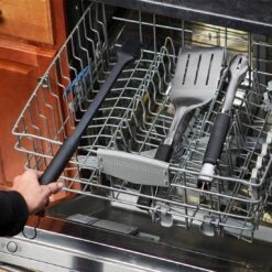 Weber Precision Grillbesteck-Set 3-tlg. Edelstahl/Kunststoff Silber/Schwarz -Garten Leben 1323380 3