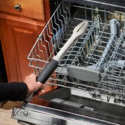 Weber Precision Grillzange Edelstahl/Kunststoff Silber/Schwarz -Garten Leben 1323391 3