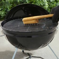 Weber Grillbürste Bambusholz 30cm Braun -Garten Leben 1323446 4