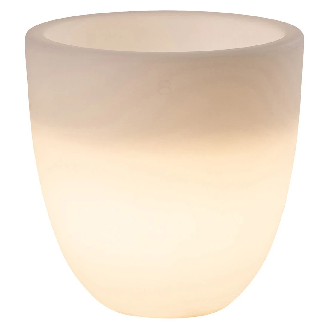 VON HASTEDT Pro Curvy Pot S PLUS SMART Pflanzkübel H39cm Ø39cm LED Weiß 4 VON HASTEDT Pro Curvy Pot S PLUS SMART Pflanzkübel H39cm Ø39cm LED Weiß – Bild 2