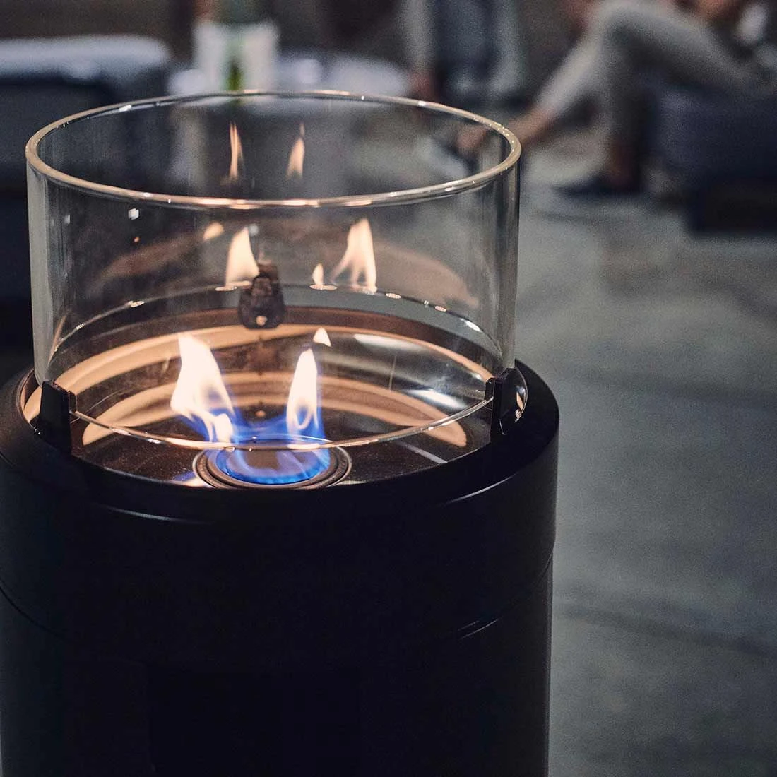 Enders NOVA LED L Gas-Feuersäule Ø36x102 Cm Edelstahl Schwarz 10 Enders NOVA LED L Gas-Feuersäule Ø36x102 Cm Edelstahl Schwarz – Bild 8