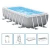 Intex Prism Frame Rectangular Pool Set 488x244x107cm Grau 2 Intex Prism Frame Rectangular Pool Set 488x244x107cm Grau -Garten Leben 1342916 1