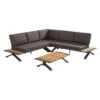 4Seasons Nostra Ecklounge Aluminium/Teak Matt Carbon 1 4Seasons Nostra Ecklounge Aluminium/Teak Matt Carbon -Garten Leben 1343169 1