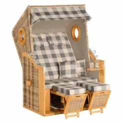 Sunny Smart Rustikal 30 Z Strandkorb Pinie/Geflecht Natura-Antik