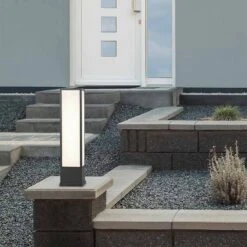 Trio Leuchten Fuerte LED Wegeleuchte 15x15x60cm Aluminium Anthrazit -Garten Leben 1352486 5