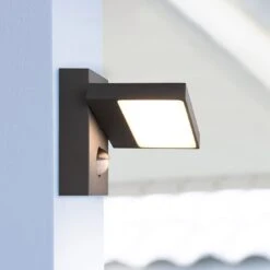 Trio Leuchten Horton LED Außenwandbeleuchtung 15x12,5x12cm Aluminium Anthrazit -Garten Leben 1352541 7