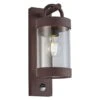 Trio Leuchten Sambesi Außenwandbeleuchtung 12,5x18,5x33cm Aluminium Rost -Garten Leben 1352618 1