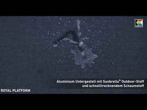 Kettler Royal Platform Loungetisch Aluminium/Teak Anthrazit/Teak 3 Kettler Royal Platform Loungetisch Aluminium/Teak Anthrazit/Teak