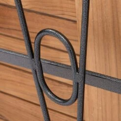 4Seasons Bellini Gartentisch Ø120cm Stahl/Teak Anthrazit/Teak -Garten Leben 4seasons bellini gartentisch durchm120cm stahl teak 1355555 7