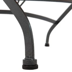 4Seasons Bellini Gartentisch Ø120cm Stahl/Teak Anthrazit/Teak -Garten Leben 4seasons bellini gartentisch durchm120cm stahl teak 1355555 9