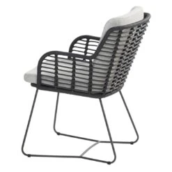 4Seasons Fabrice Gartensessel Edelstahl/Rope Inkl. Kissen Anthrazit -Garten Leben 4seasons fabrice diningsessel edelstahl rope inkl kissen 1355973 3