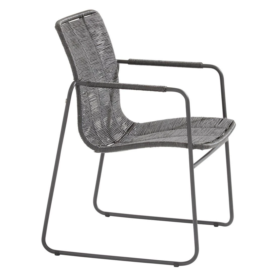 4Seasons Palma Stapelsessel Edelstahl/Rope Anthrazit 4 4Seasons Palma Stapelsessel Edelstahl/Rope Anthrazit – Bild 2
