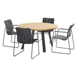 4Seasons Palma Stapelsessel Edelstahl/Rope Anthrazit 11 4Seasons Palma Stapelsessel Edelstahl/Rope Anthrazit -Garten Leben 4seasons palma stapelsessel anthrazit 1356842 5