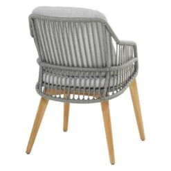 4Seasons Sempre Gartensessel Teak/Rope Inkl. Kissen Silver Grey 9 4Seasons Sempre Gartensessel Teak/Rope Inkl. Kissen Silver Grey -Garten Leben 4seasons sempre diningsessel teak rope inkl kissen 1356039 4