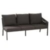 4Seasons Taste Cruz Cosy Gartensofa Links Aluminium/Rope/Olefin Anthrazit