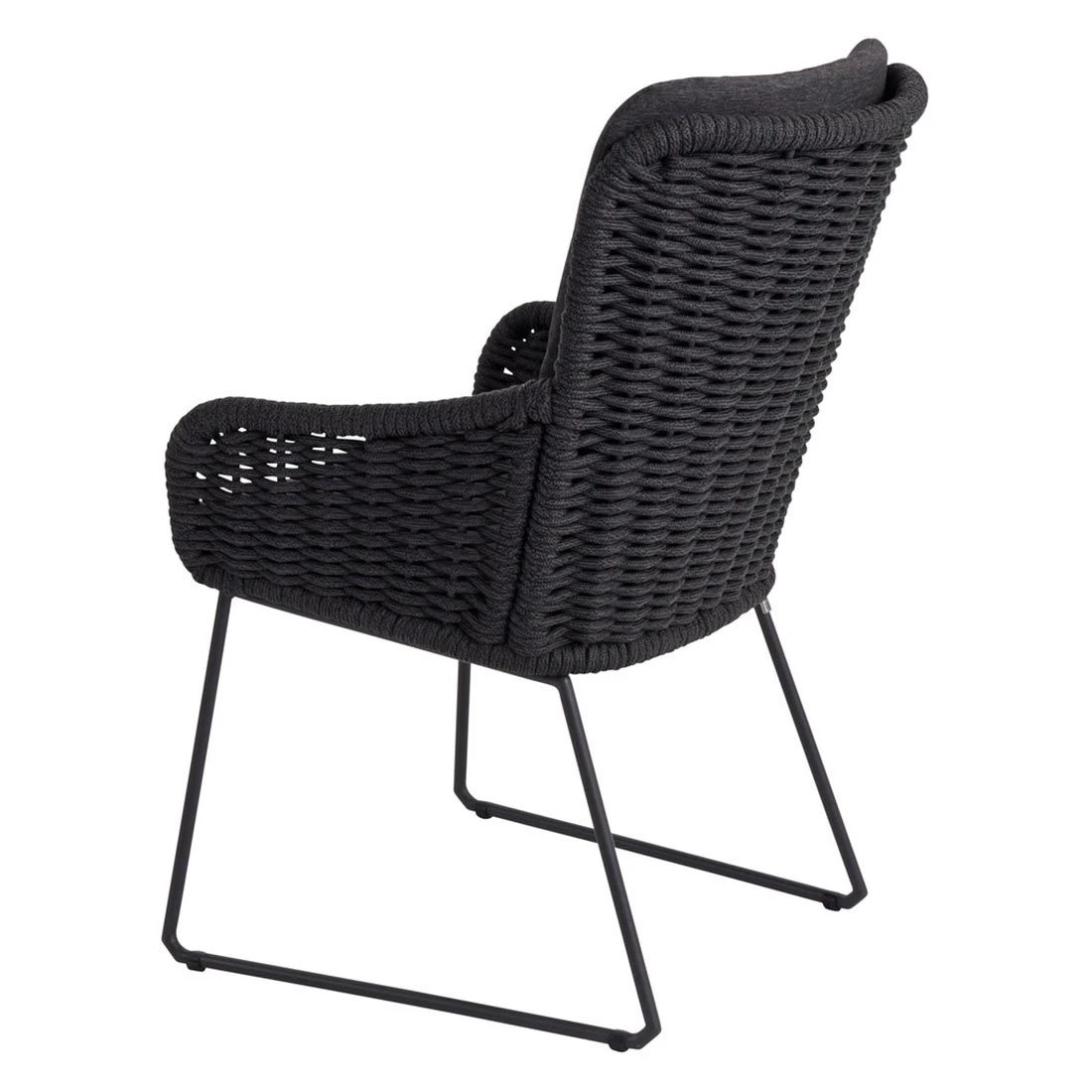 4Seasons Wing Gartensessel Edelstahl/Rope Inkl. Kissen Anthrazit 5 4Seasons Wing Gartensessel Edelstahl/Rope Inkl. Kissen Anthrazit – Bild 3