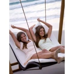 MBM Heaven Swing Gartenliege Geflecht Mocca 5 MBM Heaven Swing Gartenliege Geflecht Mocca -Garten Leben 505794 2