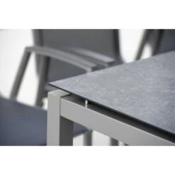 Stern Tischgestell 160x90 Cm Aluminium Graphit -Garten Leben 543348 13