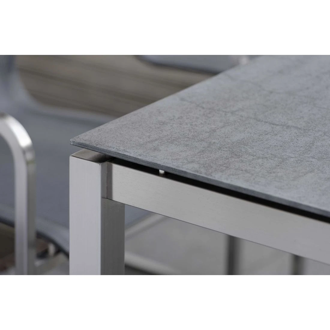 Stern Gartentisch-Gestell 200x100cm Edelstahl Vierkantrohr 12 Stern Gartentisch-Gestell 200x100cm Edelstahl Vierkantrohr – Bild 10