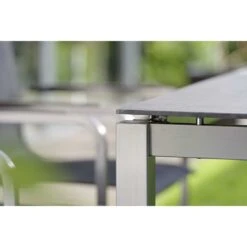 Stern Gartentisch-Gestell 200x100cm Edelstahl Vierkantrohr 31 Stern Gartentisch-Gestell 200x100cm Edelstahl Vierkantrohr -Garten Leben 543414 11
