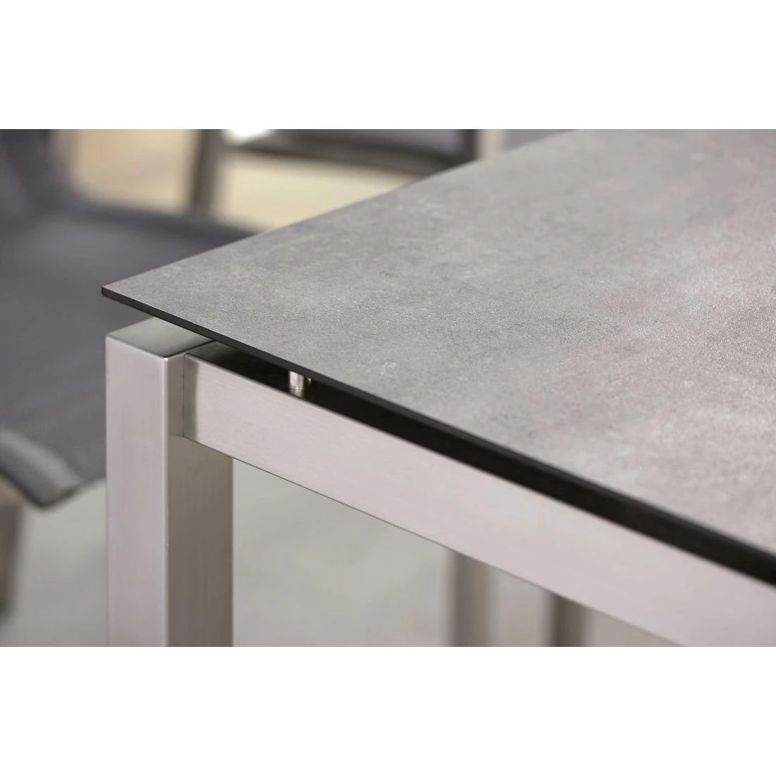 Stern Gartentisch-Gestell 200x100cm Edelstahl Vierkantrohr 7 Stern Gartentisch-Gestell 200x100cm Edelstahl Vierkantrohr – Bild 5