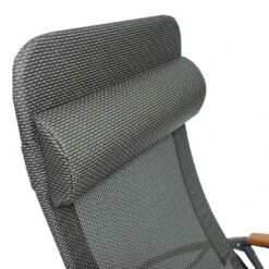 Sungörl Phönix DV Bäderliege Stahl/Textilene/Eschenholz Anthrazit/Grau -Garten Leben 657099 4