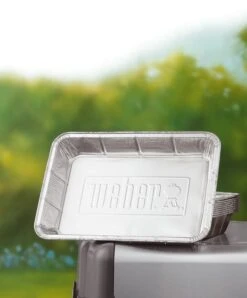 Weber Alu-Tropfschalen Groß, 10 Stück
