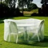 Heinemeyer Gartenmöbel-Set Schutzhülle Ø215cm Gitterfolie Transparent -Garten Leben 662511 1