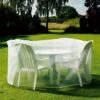 Heinemeyer Gartenmöbel-Set Schutzhülle Ø200cm Gitterfolie Transparent -Garten Leben 662533 1