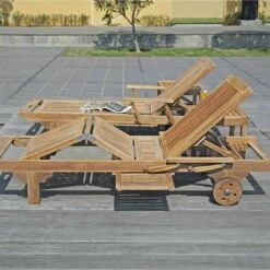 Zebra Mentor Gartenliege Teak Natur 7 Zebra Mentor Gartenliege Teak Natur -Garten Leben 720041 3