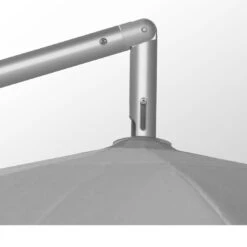 May Mezzo Ampelschirm Rund 300cm HV Silbergrau -Garten Leben 745858 3