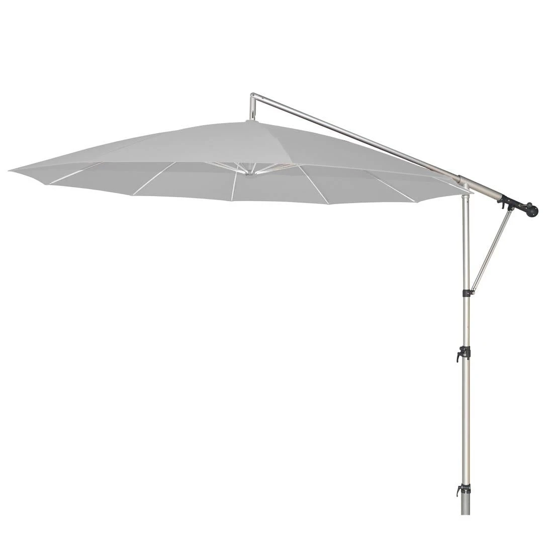 May Mezzo Ampelschirm Rund 330cm HV Silbergrau 3 May Mezzo Ampelschirm Rund 330cm HV Silbergrau