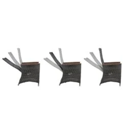 Zebra Status Gartensessel Geflecht Anthrazit -Garten Leben 761346 6