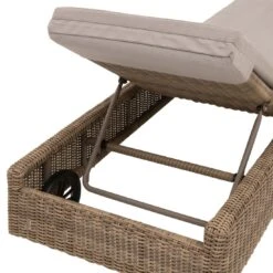 Domus Ventures Salamanca Gartenliege Halbrundgeflecht/Olefin White-Pepper/Warm-Grey -Garten Leben 765966 9