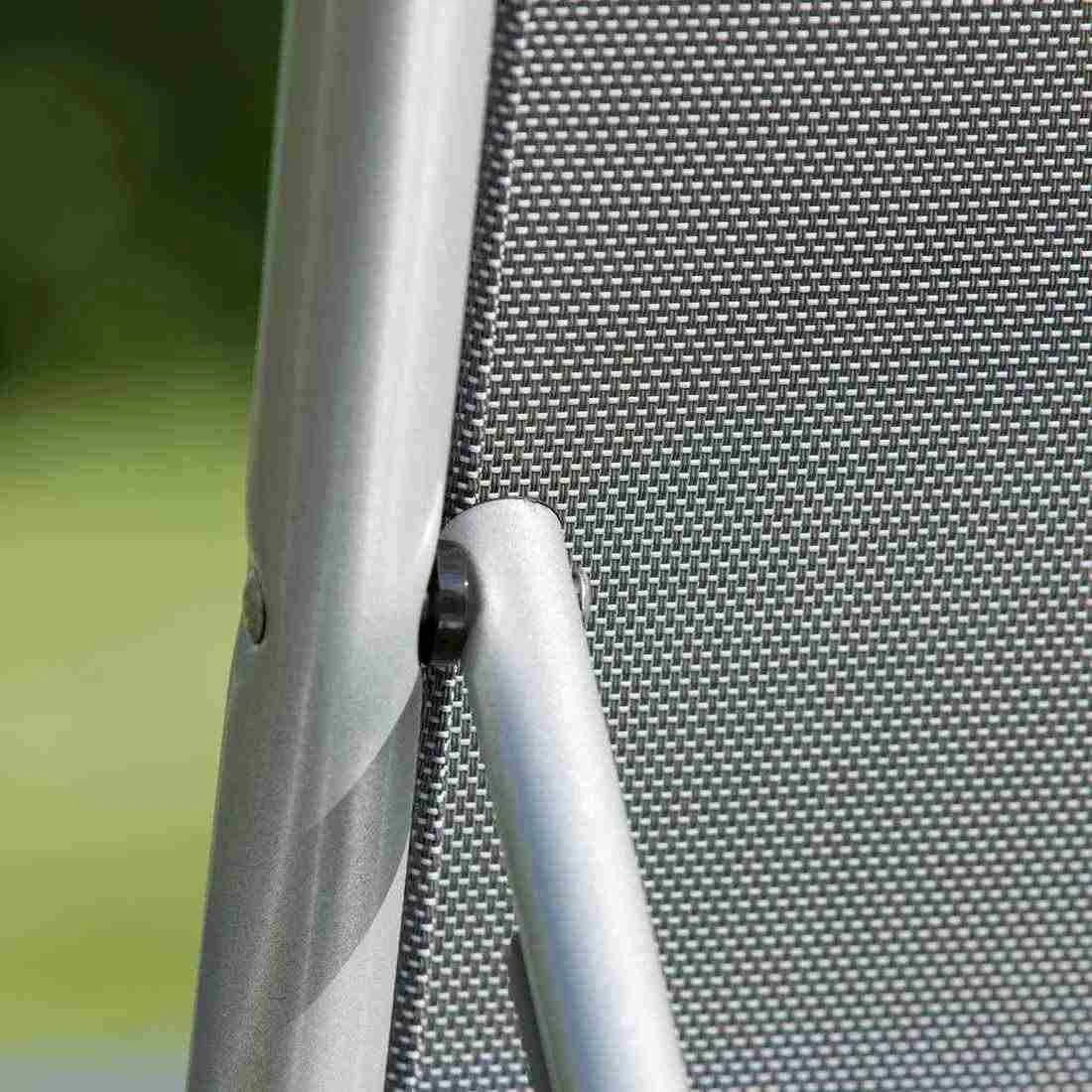 Kettler Cirrus Komfort-Stapelliege Aluminium/Textilene Silber/Anthrazitgrau 11 Kettler Cirrus Komfort-Stapelliege Aluminium/Textilene Silber/Anthrazitgrau – Bild 9