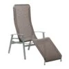 Karasek California Gesundliege Aluminium/Textilene Silber/Taupe -Garten Leben 796040 1