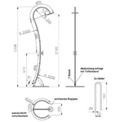 Ideal Cobra Gartendusche Kaltwasser Edelstahl 7 Ideal Cobra Gartendusche Kaltwasser Edelstahl -Garten Leben 811033 3