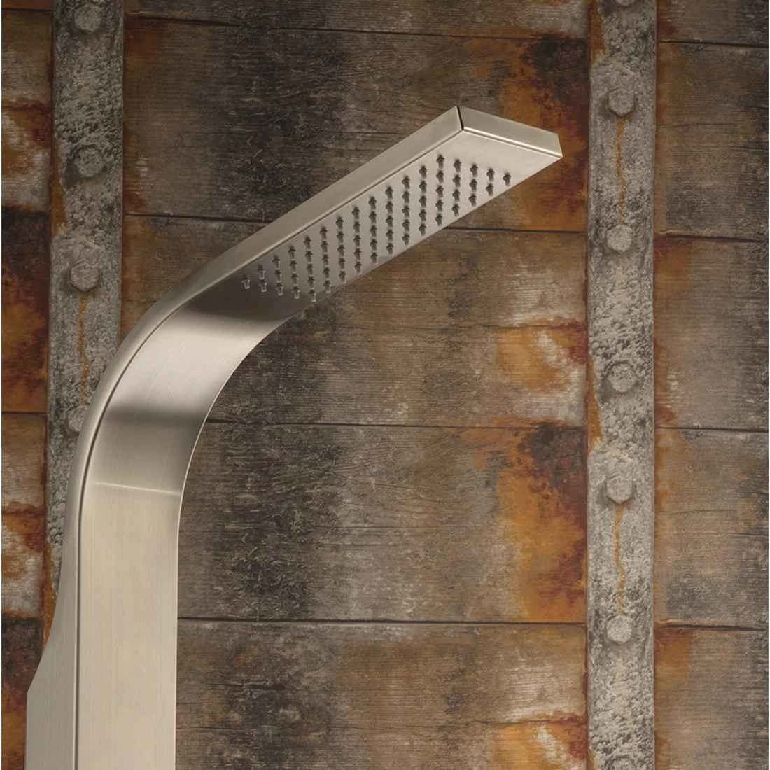 Ideal Helena Gartendusche Warmwasser Edelstahl/WPC 5 Ideal Helena Gartendusche Warmwasser Edelstahl/WPC â Bild 3