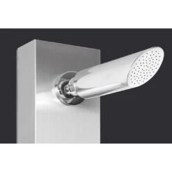 Ideal Malta Gartendusche Warmwasser Edelstahl/WPC -Garten Leben 811099 3