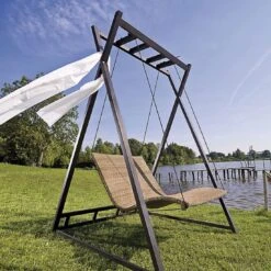 MBM Heaven Swing Gartenliege Geflecht Natur -Garten Leben 811440 2