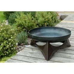 SvenskaV ARKA Feuerschale 63x63cm, Unterbau Kupferfarben 5 SvenskaV ARKA Feuerschale 63x63cm, Unterbau Kupferfarben -Garten Leben 814289 2