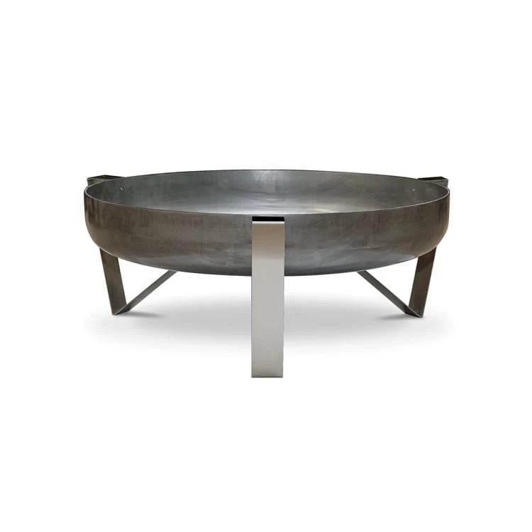 SvenskaV VOMA Feuerschale Ø63x 25cm Edelstahl/Rohstahl 4 SvenskaV VOMA Feuerschale Ø63x 25cm Edelstahl/Rohstahl – Bild 2