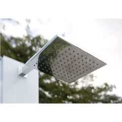 Ideal Tobago Gartendusche Warmwasser Edelstahl/WPC/Glas 10 Ideal Tobago Gartendusche Warmwasser Edelstahl/WPC/Glas -Garten Leben 829128 4