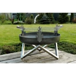 SvenskaV Grillaufsatz Für Feuerschalen Ø45cm -Garten Leben 829524 3