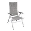 MWH Futosa Klappsessel Aluminium/Textilene Polarweiß/Grau 2 MWH Futosa Klappsessel Aluminium/Textilene Polarweiß/Grau -Garten Leben 833836 1