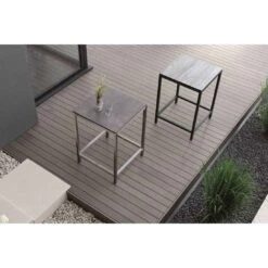 Stern Stehtischgestell 80x80cm Aluminium Anthrazit -Garten Leben 838137 6